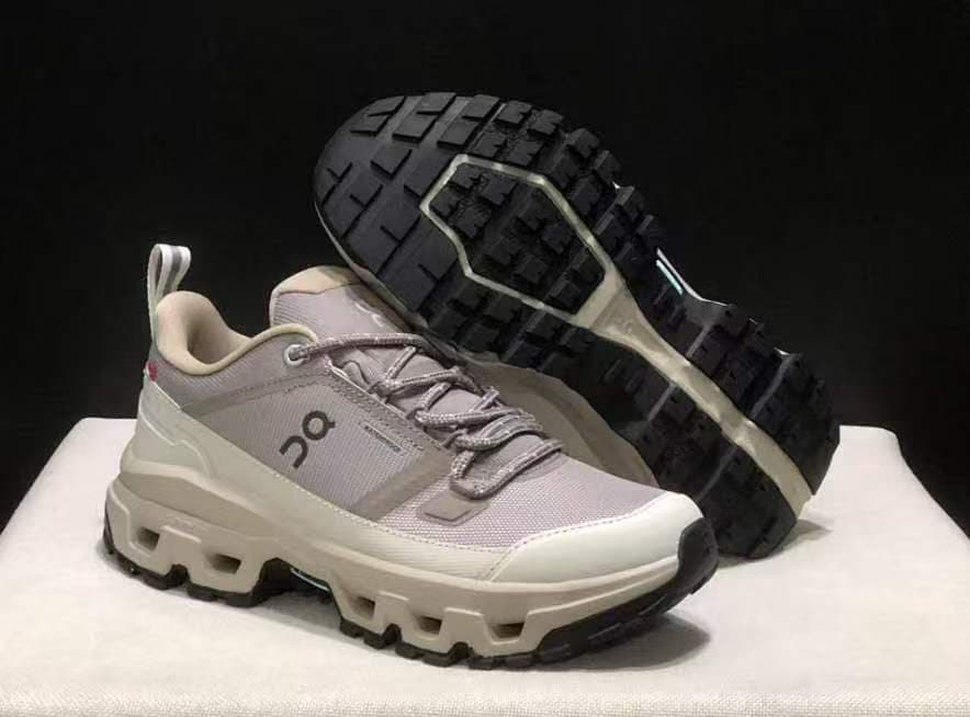Brown & Beige Lace-Up Sneakers image 2