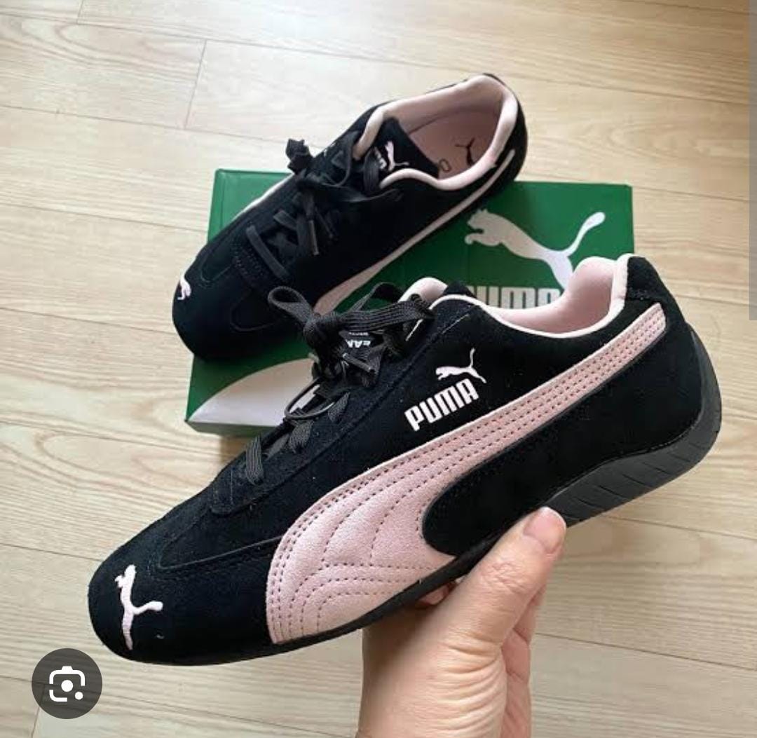 Puma Speedcat Black & Pink Sneakers image 2