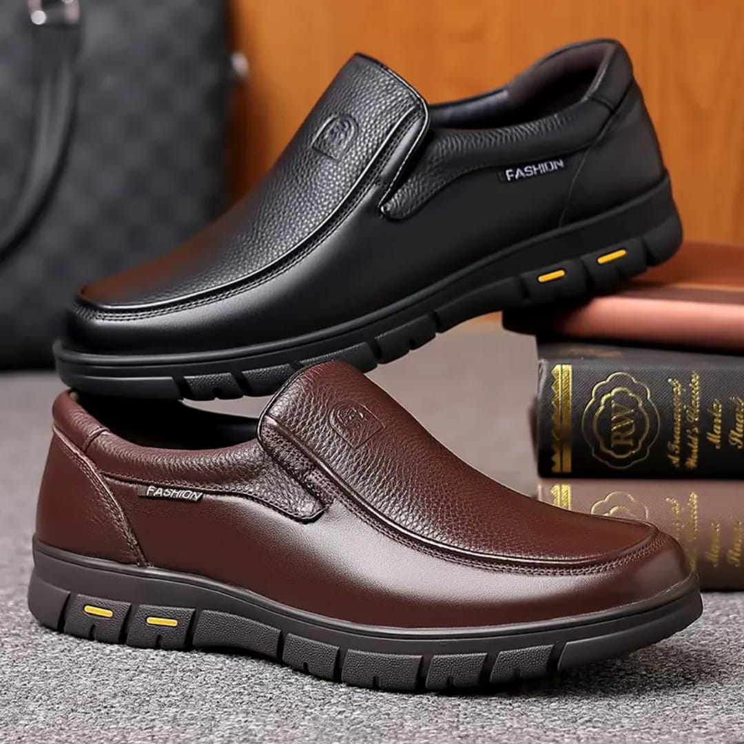 Laceless Black Casual Shoes image 3